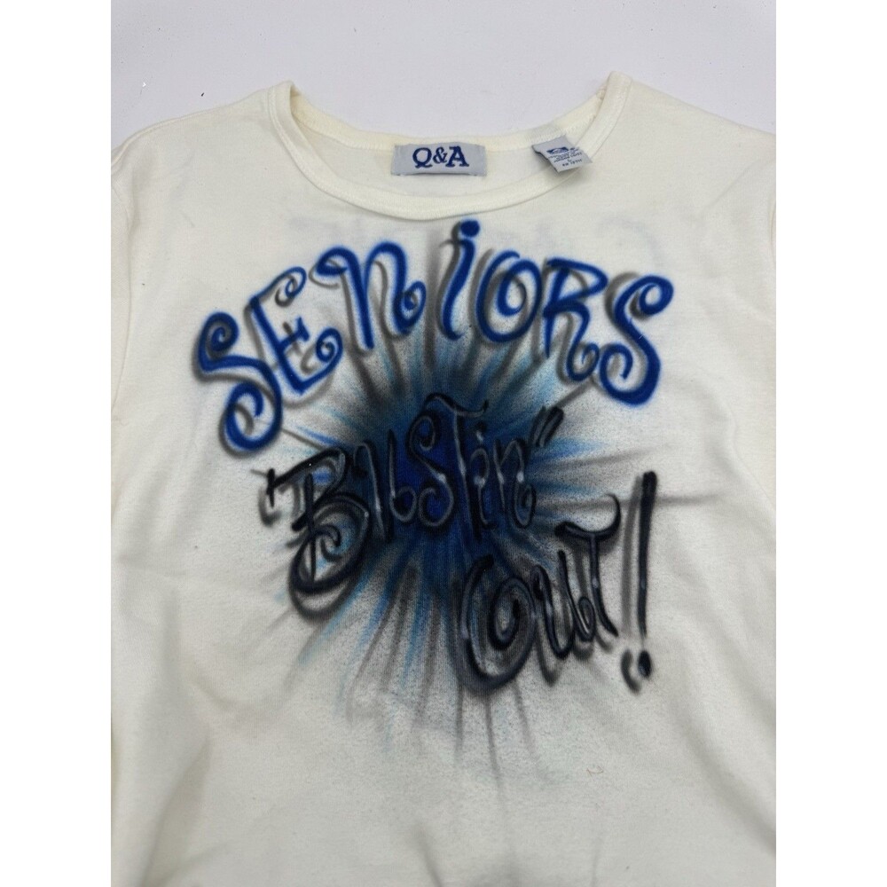Y2K Senior Bustin Out Class 2003 Shirt Personalized Carrie Vintage Q&A Air Brush